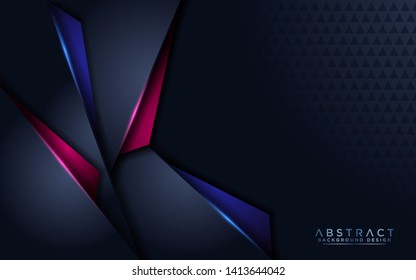 futuristic background with modern shape and overlap layer. abstract modern navy background. eps vector