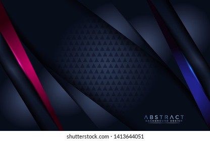 futuristic background with modern shape and overlap layer. abstract modern navy background. eps vector