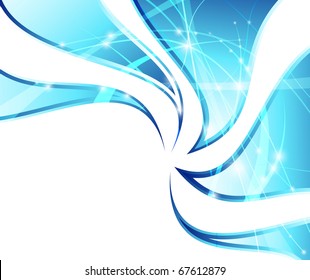 Futuristic background - ray concept. Vector illustration