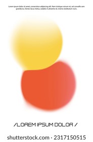 Futuristic Background Set with Gradient Mesh Holographic Shapes. Vector Cover Design for your Business. Minimal Print Set for Your Identity Style. 