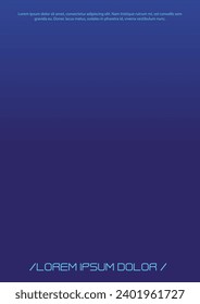 Futuristic Background Set with Gradient Mesh Holographic Shapes. Vector Template Design for your Business. Minimal Print Set in Purple Blue Colors for Your Identity Style. 