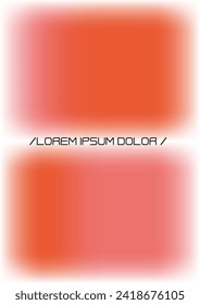 Futuristic Background Set with Gradient Mesh Holographic Shapes. Vector Page Design for your Identity. Minimal Colourful Print Set for Your Identity Style. 