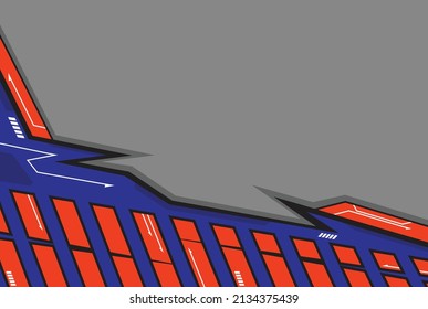 Futuristic background with sharp and geometric pattern and with some copy space area