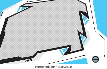 Futuristic background with sharp and geometric pattern and with some copy space area