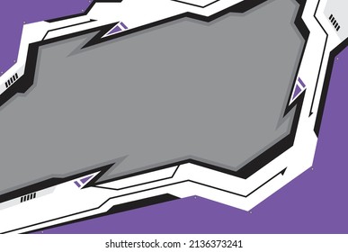 Futuristic background with sharp and geometric pattern and with some copy space area