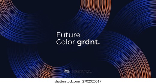 Plano de fundo futurista com mistura de cores suave. Design mínimo moderno.