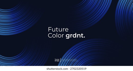 Futuristic background with smooth color blend. Modern minimal design.