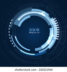 Futuristic background. Technology vector background