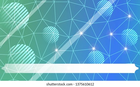 Futuristic background with triangles, line, circle, space for text. Modern design for you business, project. Vector illustration. Creative gradient color
