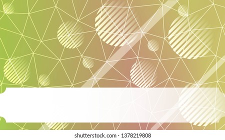 Futuristic background with triangles, line, circle, space for text. Modern design for you business, project. Vector illustration. Creative gradient color