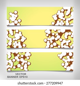 Futuristic banner dna eps 10, vector elegant  illustration