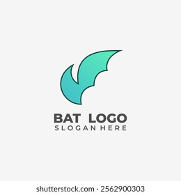 Futuristic Bat Wing Icon Design With Memorable Design