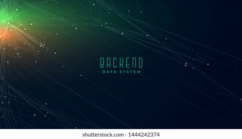 futuristic big data visualization concept background