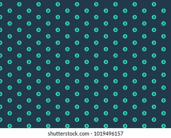 Futuristic bitcoin coins pattern