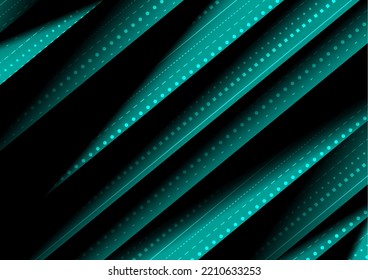 Fondo verde alternativo negro futurista