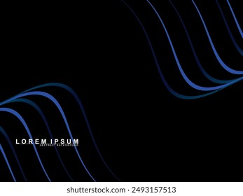 Futuristic black background digital technology, cyber nano information, abstract communication, future technology data innovation, internet network speed connection.