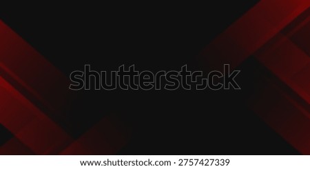 futuristic black background with transparent red lines. vector illustration