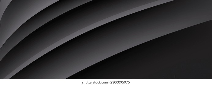 Futuristische schwarze Banner-Hintergrund-Design