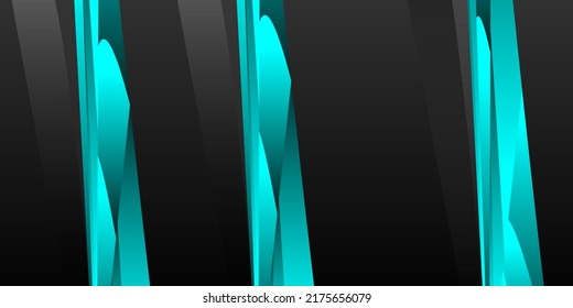 Futuristic black and blue background vector