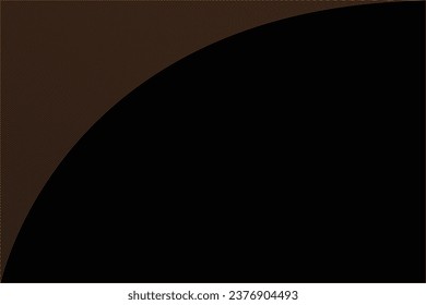Fondo de color negro futurista con línea suave. Hermosa línea ondulante de color azul.