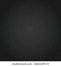 Futuristic black Geometric Seamless Pattern – Black Abstract Minimalist Vector Background