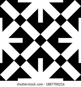 Futuristic black pattern design. Home decoration. White background