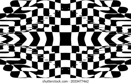 futuristic black pattern spectacular optical illusion