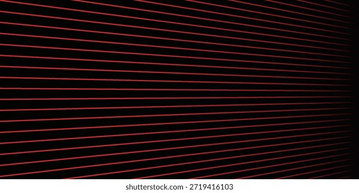 Futuristic black and red background with perspective lines. Great for tech themes, digital art, posters, sci-fi, and modern abstract compositions.