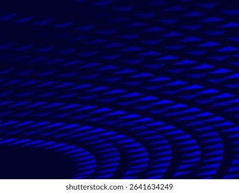 Futuristic blue abstract background. Geometric gradient blue pattern forms abstract vector background. Modern blue background, perfect for cards, banners, brochures, websites, technology, etc.