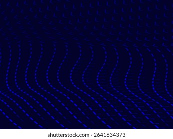 Futuristic blue abstract background. Geometric gradient blue pattern forms abstract vector background. Modern blue background, perfect for cards, banners, brochures, websites, technology, etc.