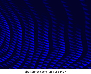 Futuristic blue abstract background. Geometric gradient blue pattern forms abstract vector background. Modern blue background, perfect for cards, banners, brochures, websites, technology, etc.