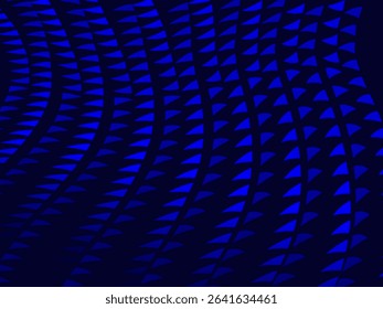 Futuristic blue abstract background. Geometric gradient blue pattern forms abstract vector background. Modern blue background, perfect for cards, banners, brochures, websites, technology, etc.