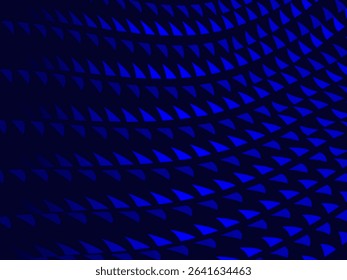 Futuristic blue abstract background. Geometric gradient blue pattern forms abstract vector background. Modern blue background, perfect for cards, banners, brochures, websites, technology, etc.