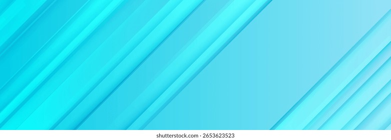 Futuristisch blauer abstrakter Hintergrund mit leuchtenden diagonalen Linien. Sauber, modern und vielseitig für Unternehmen, Technik, Werbung oder Präsentationsvorlagen.