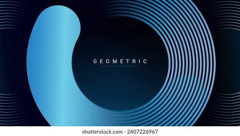 Fondo abstracto azul futurista con líneas de diagonal azul brillante moderno. Diseño de líneas de rayas geométricas. concepto de tecnología. espacio para el texto.