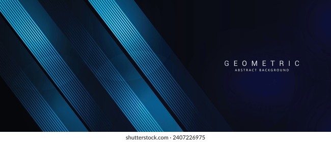 Futuristic Blue abstract background with Modern shiny blue diagonal lines. Geometric stripe line art design. technology concept. space for your text.