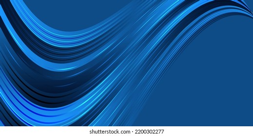 Futuristisch-blauer Hintergrund, Firmenhintergrund, Vektorgrafik