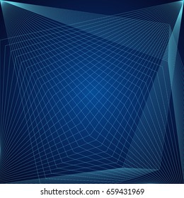 Futuristic blue background design