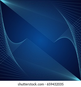 Futuristic blue background design
