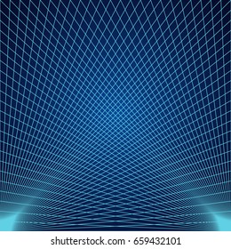 Futuristic blue background design