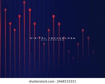 Futuristic blue background digital technology, cyber nano information, abstract communication, future technology data innovation, internet network speed connection.