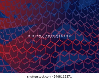 Futuristic blue background digital technology, cyber nano information, abstract communication, future technology data innovation, internet network speed connection.
