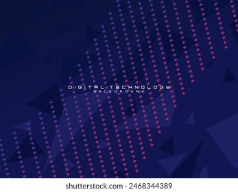 Futuristic blue background digital technology, cyber nano information, abstract communication, future technology data innovation, internet network speed connection.