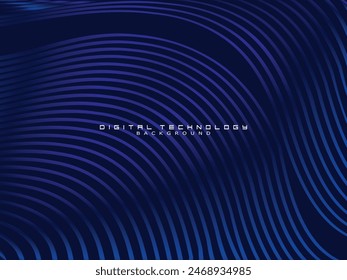 Futuristic blue background digital technology, cyber nano information, abstract communication, future technology data innovation, internet network speed connection.