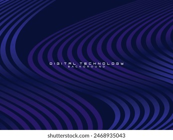 Tecnología digital de fondo azul futurista, información nano cibernética, comunicación abstracta, innovación de datos de tecnología futura, conexión de velocidad de red de Internet.