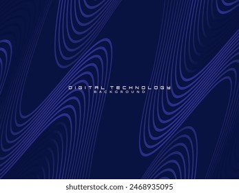 Futuristic blue background digital technology, cyber nano information, abstract communication, future technology data innovation, internet network speed connection.