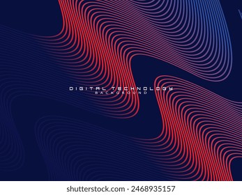 Futuristic blue background digital technology, cyber nano information, abstract communication, future technology data innovation, internet network speed connection.