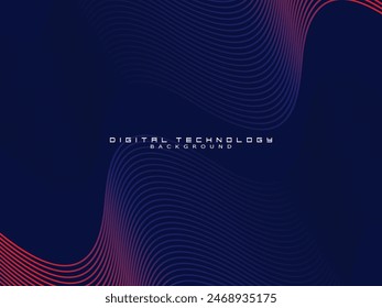 Futuristische blaue Hintergrund digitale Technologie, Cyber-Nano-Information, abstrakte Kommunikation, zukünftige Technologie Dateninnovation, Internet-Netzwerk-Geschwindigkeit Verbindung.
