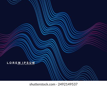 Tecnología digital de fondo azul futurista, información nano cibernética, comunicación abstracta, innovación de datos de tecnología futura, conexión de velocidad de red de Internet.