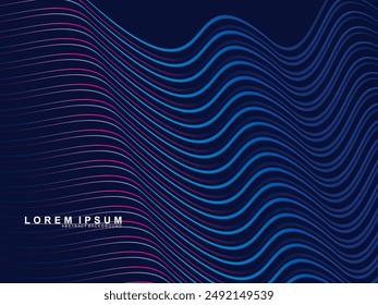 Futuristic blue background digital technology, cyber nano information, abstract communication, future technology data innovation, internet network speed connection.